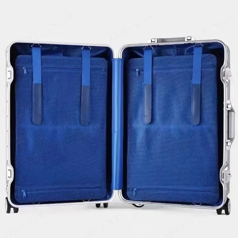Alloy Hardshell Travel Suitcase - TSA Lock & Spinner Wheels