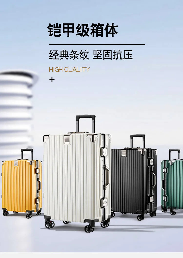 Luggage Suitcase Aluminum Frame 20 Trolley Case Universal