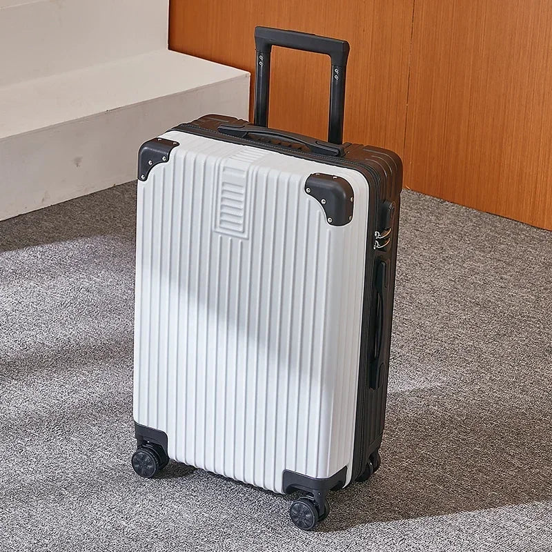 100% Aluminum Magnesium Alloy Luggage Trolley - 20-28 Inch