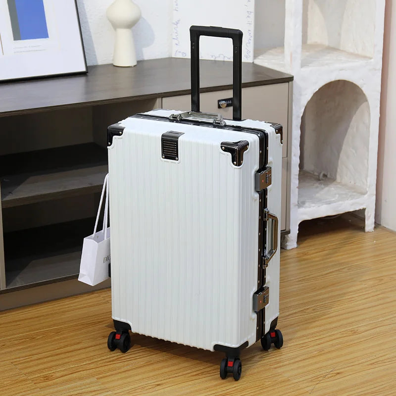 Luggage Suitcase Aluminum Frame 20 Trolley Case Universal