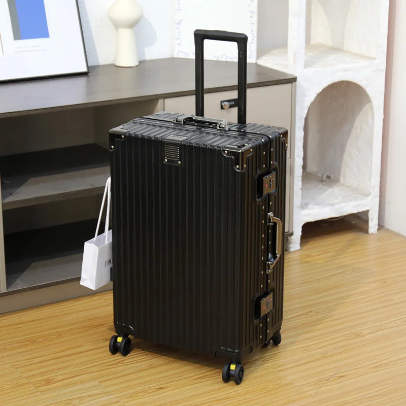 Luggage Suitcase Aluminum Frame 20 Trolley Case Universal