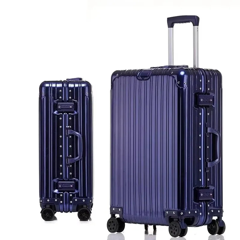 Alloy Hardshell Travel Suitcase - TSA Lock & Spinner Wheels