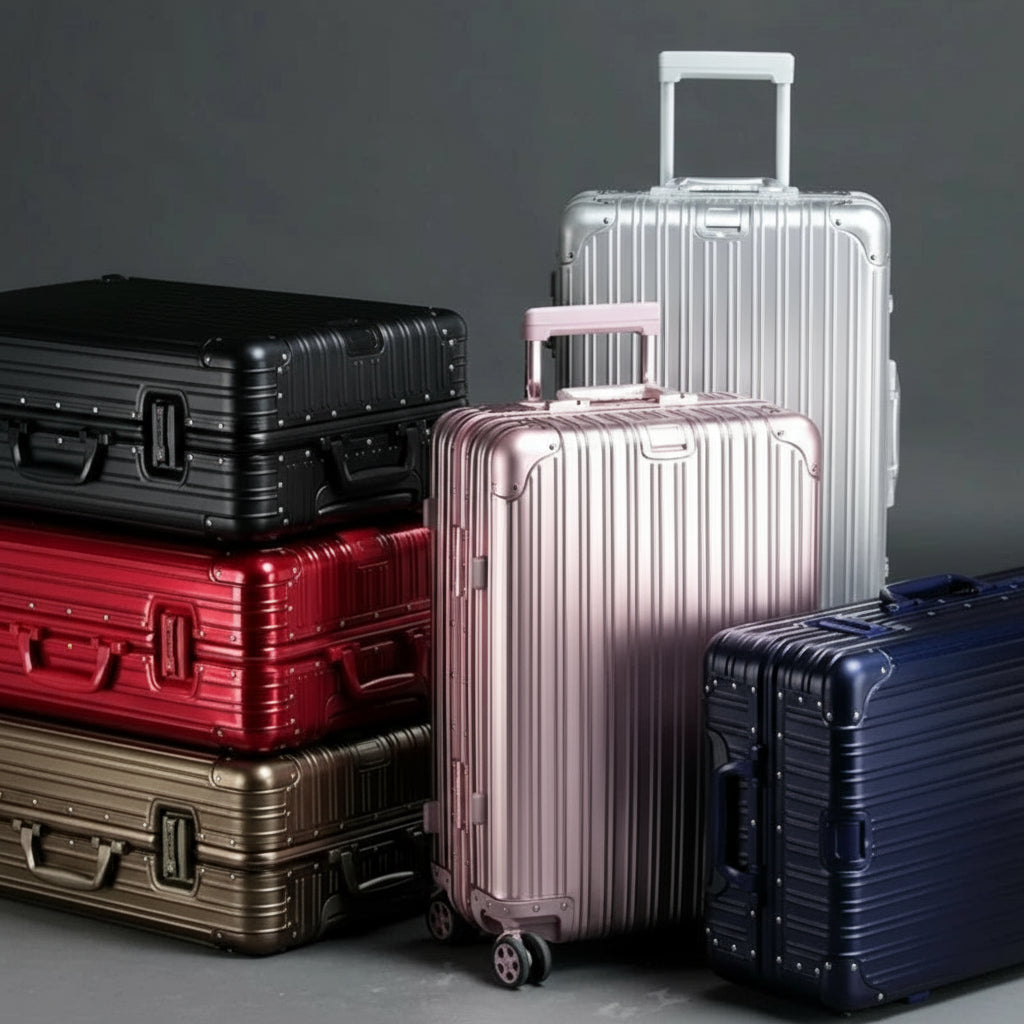 Alloy Hardshell Travel Suitcase - TSA Lock & Spinner Wheels