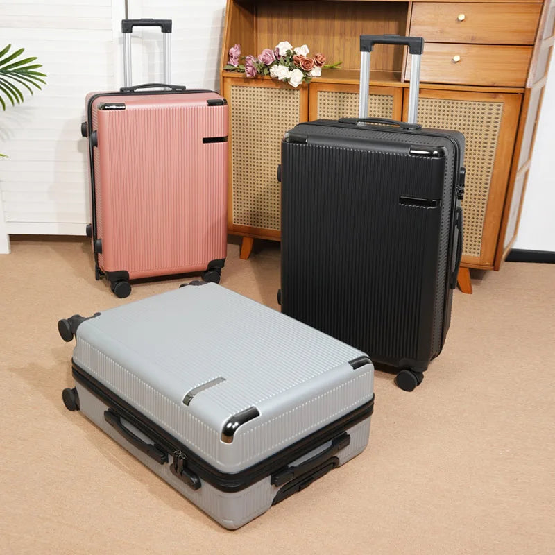 14/20/24/28 inch Scratch Proof Luggage Travel Bag 7kg Hand Carry 360° Silent Wheel