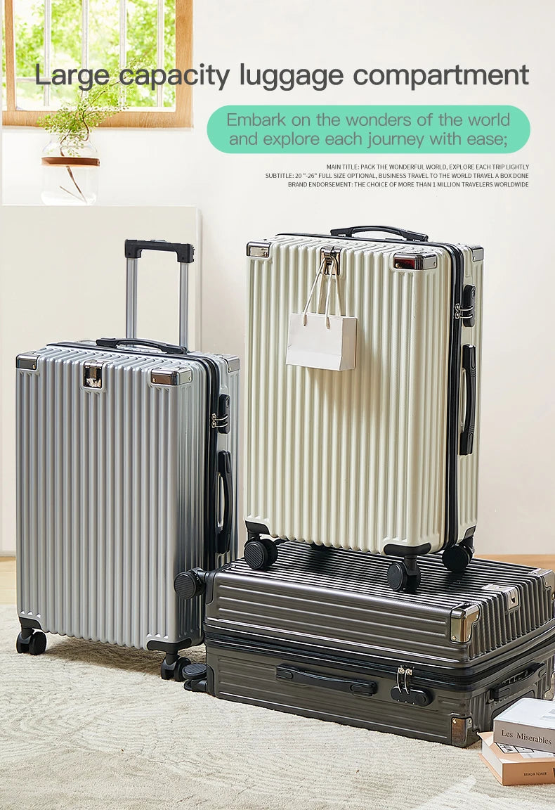 Modern Carry on Trolley CaseCustom Large 20/22/24/26/28 Inch