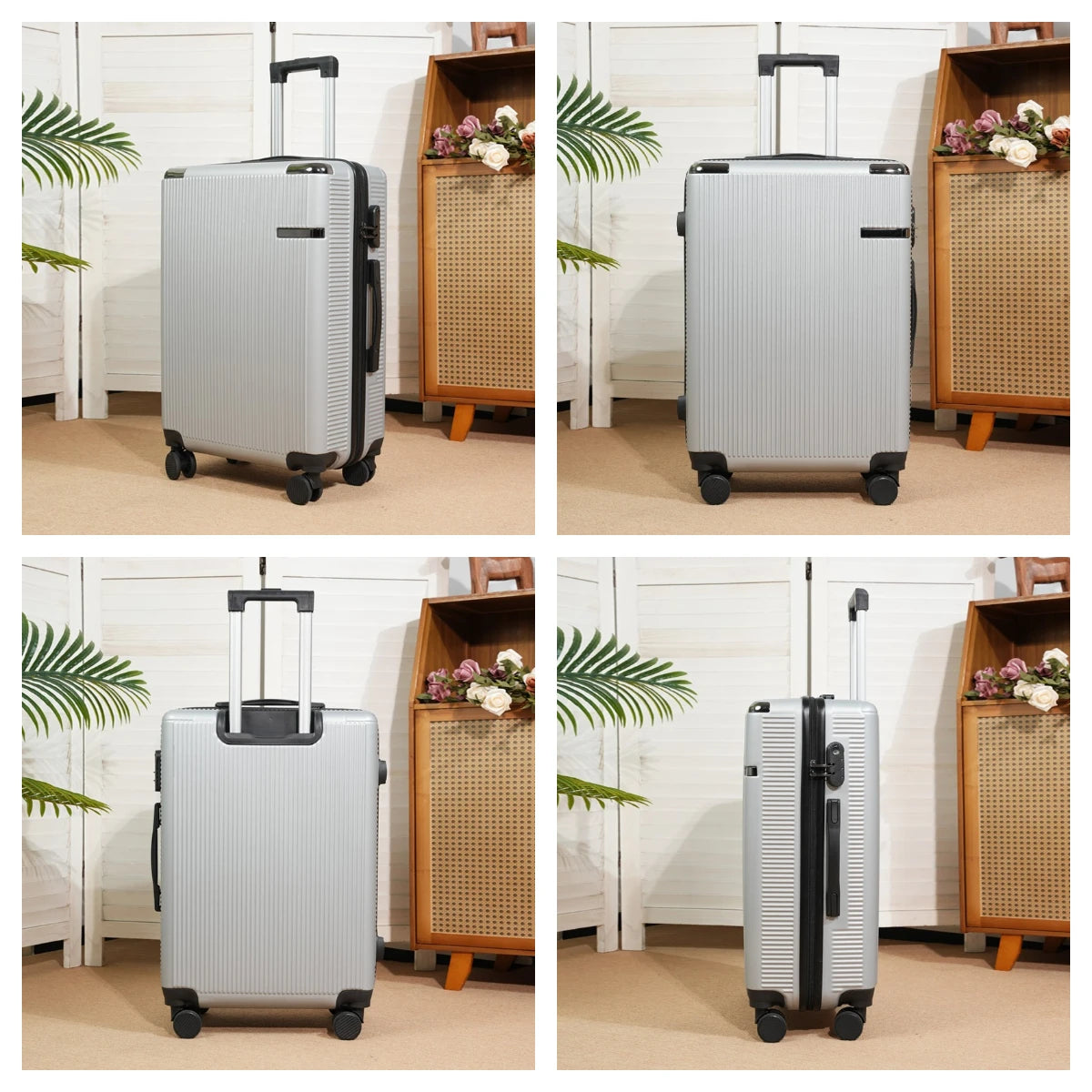 14/20/24/28 inch Scratch Proof Luggage Travel Bag 7kg Hand Carry 360° Silent Wheel