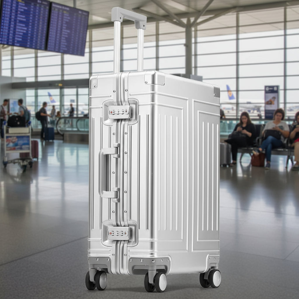 Alloy Hardshell Spinner Suitcase - Carry-On/Checked 20-28"