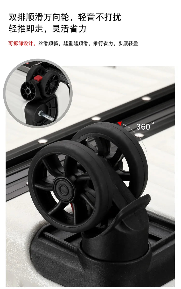 Luggage Suitcase Aluminum Frame 20 Trolley Case Universal