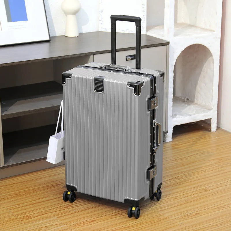 Luggage Suitcase Aluminum Frame 20 Trolley Case Universal