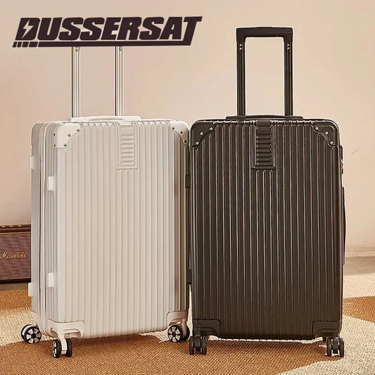 100% Aluminum Magnesium Alloy Luggage Trolley - 20-28 Inch