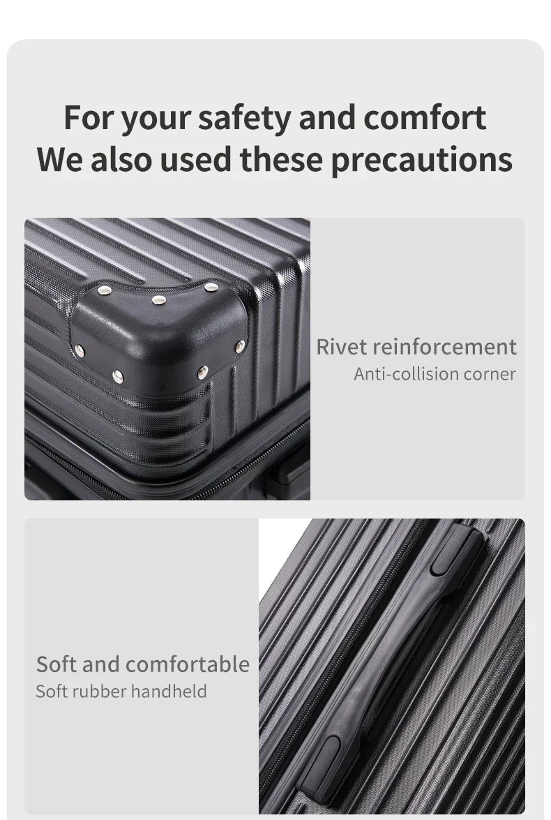 Alloy Hardshell Spinner Suitcase - Cup Holder, Carry-On/Checked 20-28"