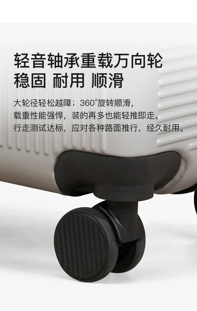 14/20/24/28 inch Scratch Proof Luggage Travel Bag 7kg Hand Carry 360° Silent Wheel