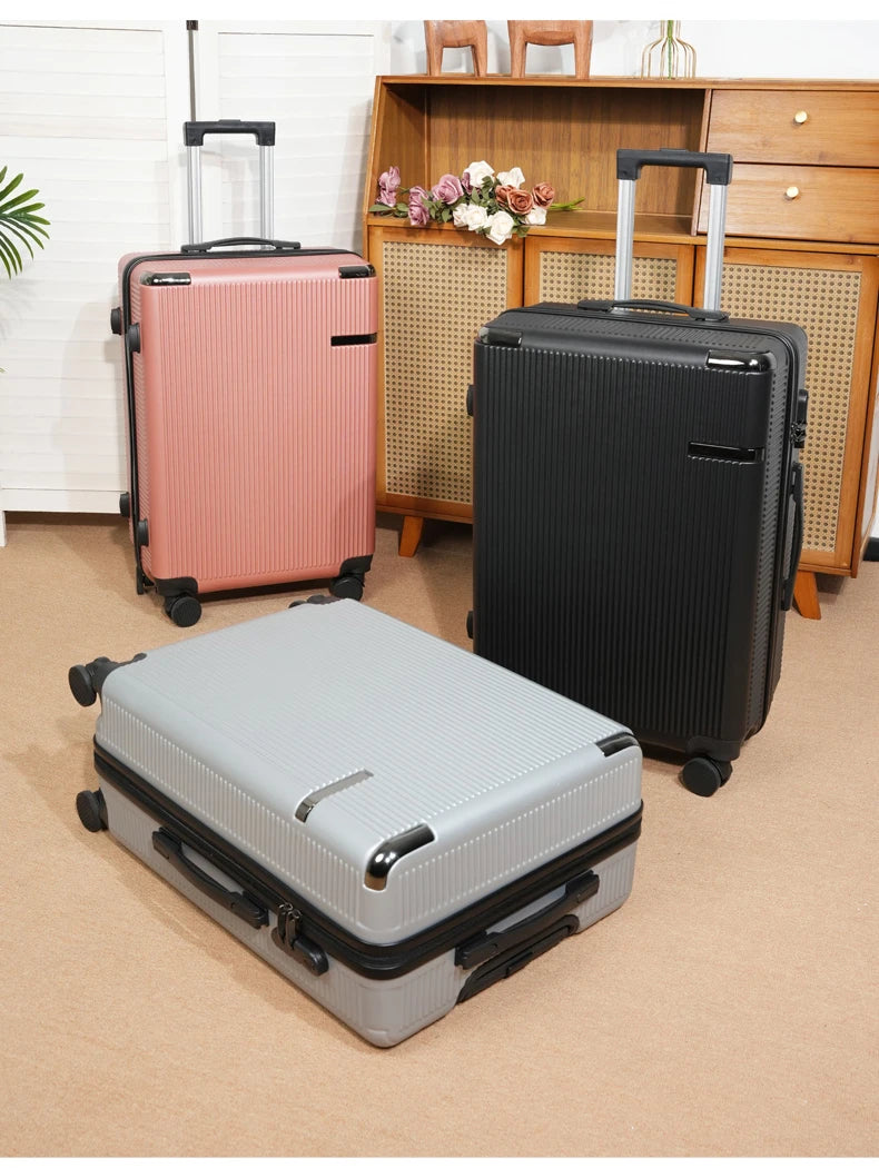 14/20/24/28 inch Scratch Proof Luggage Travel Bag 7kg Hand Carry 360° Silent Wheel