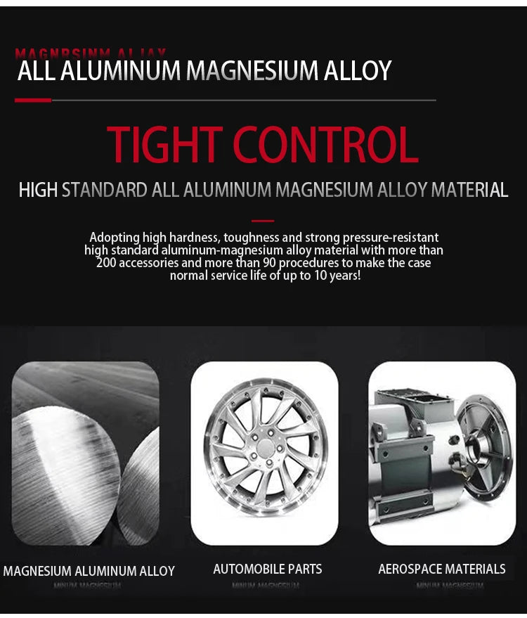 Alloy Hardshell Travel Suitcase - TSA Lock & Spinner Wheels