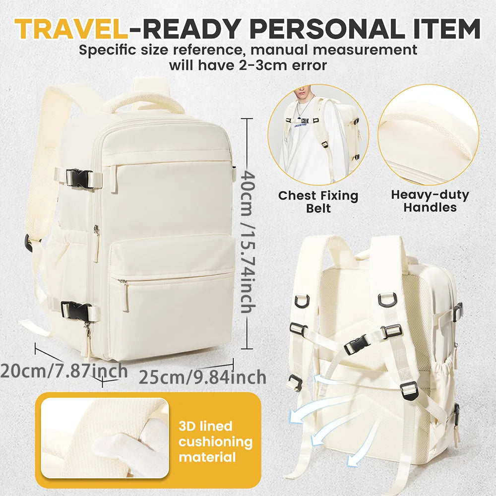 Ryanair Cabin Backpack 40x20x25 - Compression, Laptop Bag, Unisex