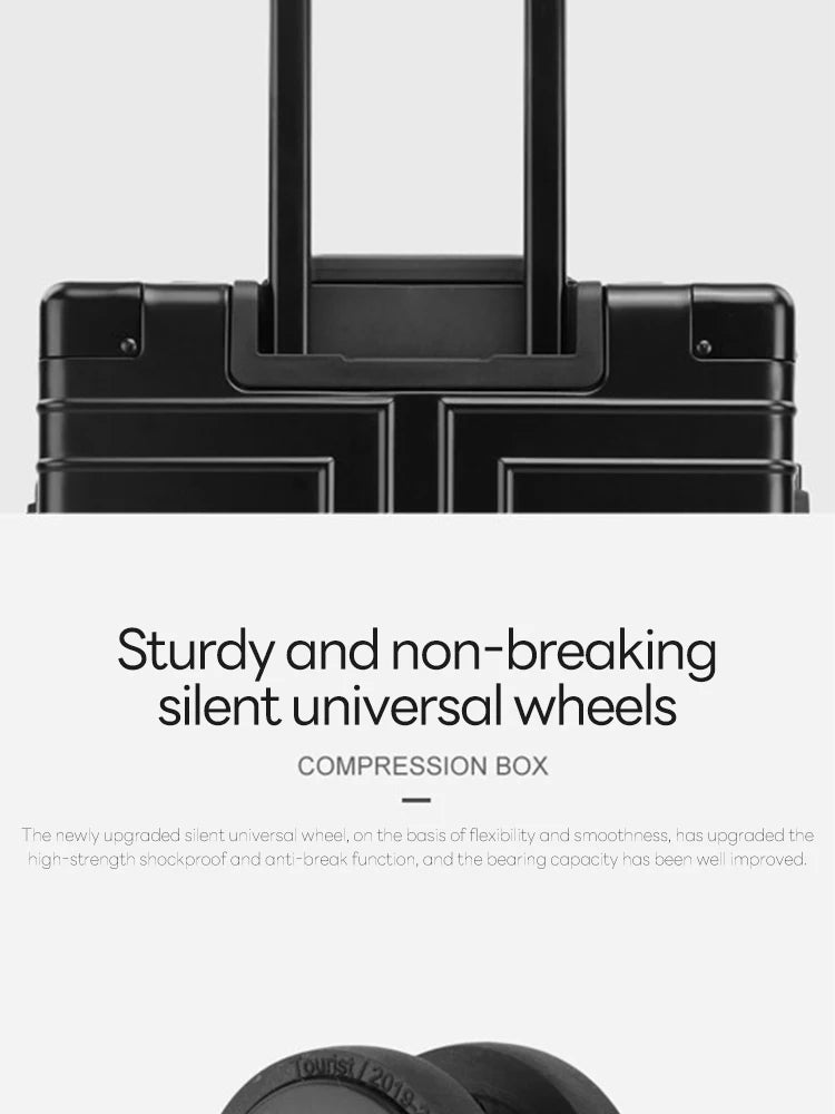 Alloy Hardshell Spinner Suitcase - Carry-On/Checked 20-28"