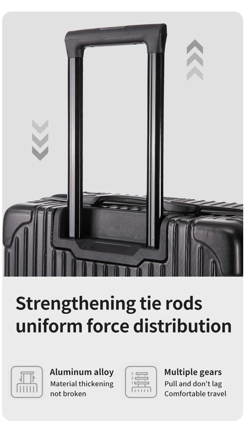 Alloy Hardshell Spinner Suitcase - Cup Holder, Carry-On/Checked 20-28"