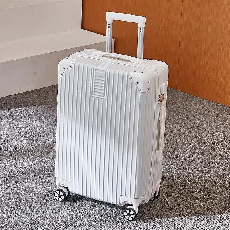 Alloy Hardshell Spinner Suitcase - Cup Holder, Carry-On/Checked 20-28"