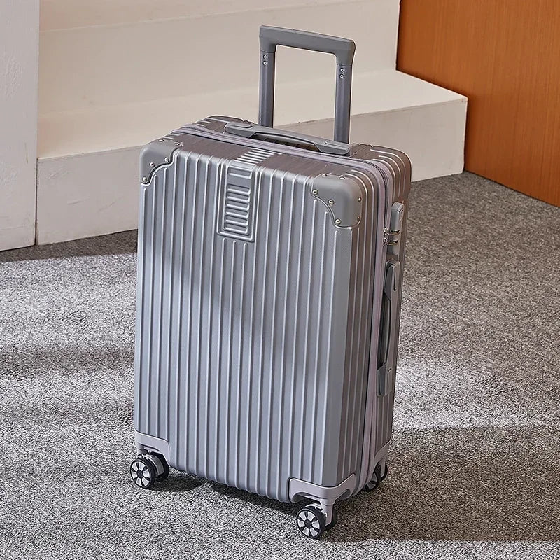 Alloy Hardshell Spinner Suitcase - Cup Holder, Carry-On/Checked 20-28"
