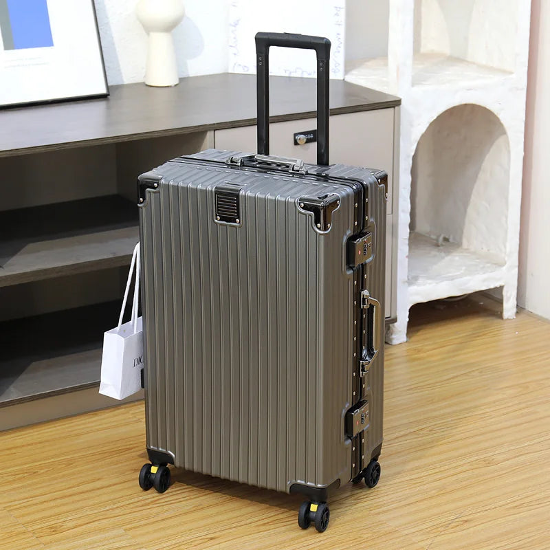 Luggage Suitcase Aluminum Frame 20 Trolley Case Universal