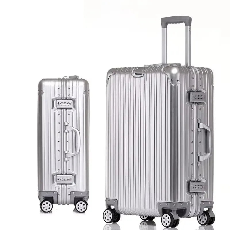 Alloy Hardshell Travel Suitcase - TSA Lock & Spinner Wheels