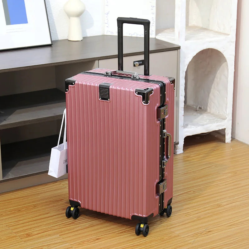 Luggage Suitcase Aluminum Frame 20 Trolley Case Universal