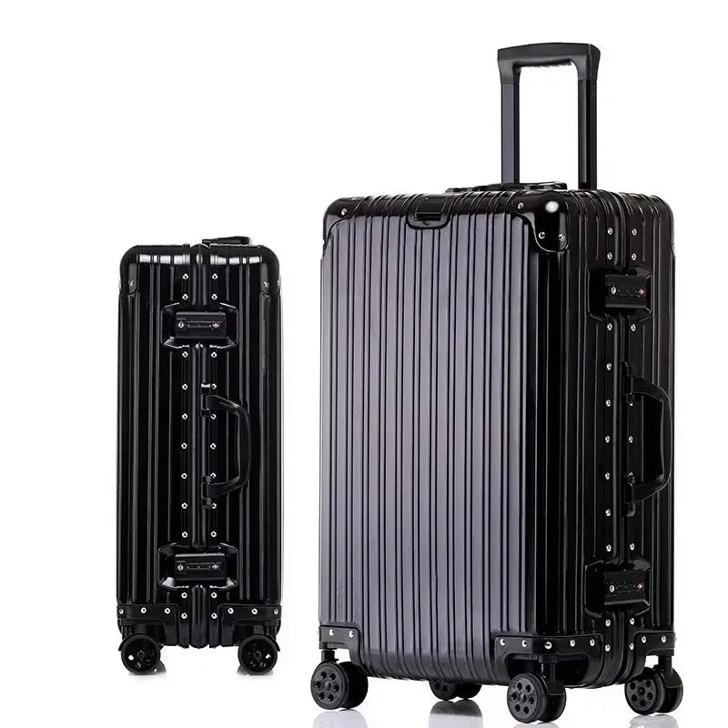 Alloy Hardshell Travel Suitcase - TSA Lock & Spinner Wheels